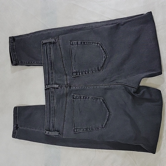 ASOS Slim Gray Black High Rise Denim Mom Jeans Size 28/30 - Picture 5 of 11